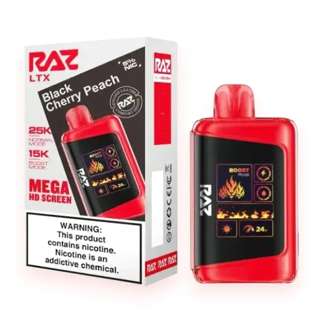 RAZ 25k BLACK CHERRY PEACH