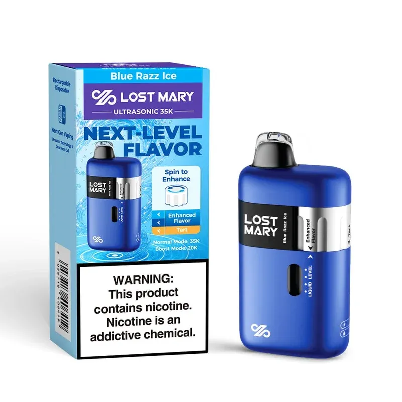 LOST MARY ULTRASONIC 35k PUFFS BLUE RAZZ ICE