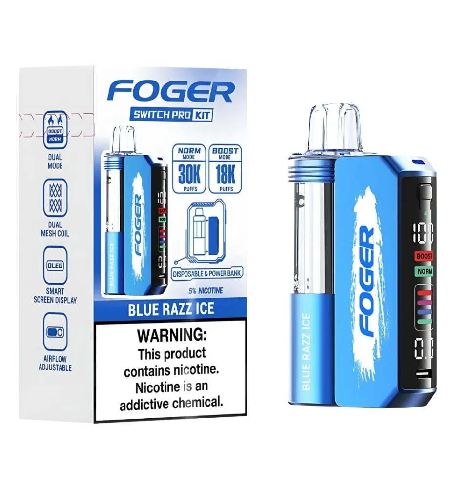 Foger Kit Blue Razz Ice