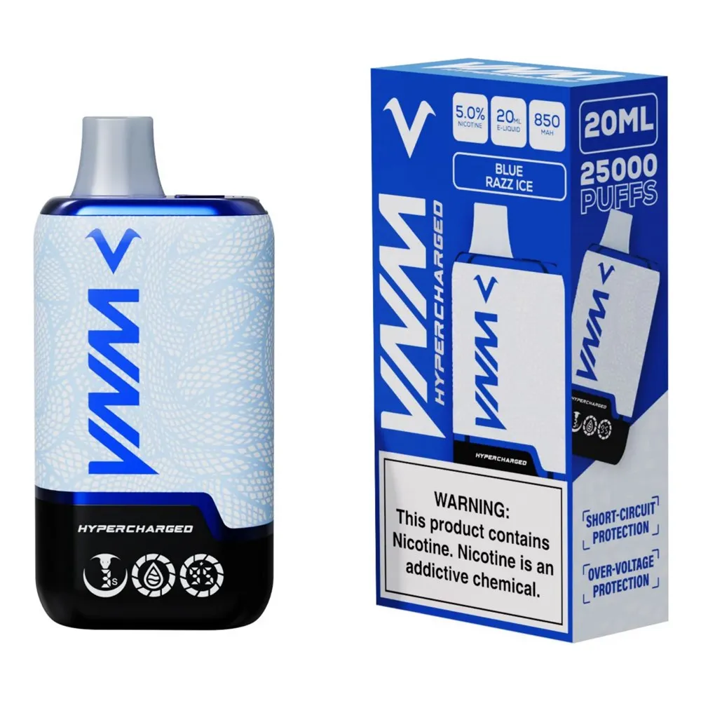 VNM BLUE RAZZ ICE 25K PUFFS