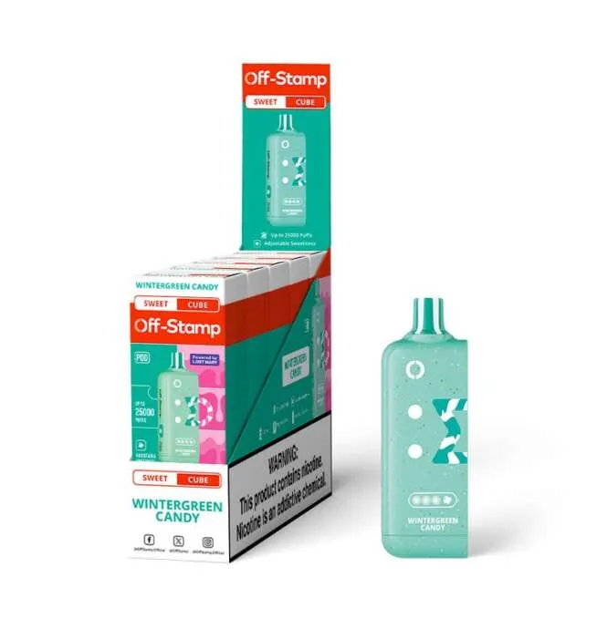 Off Stamp Wintergreen Candy Pod 25k Puffs