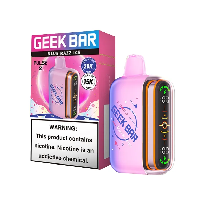 Geek Bar Pulse 2 Blue Razz Ice 25K Puffs
