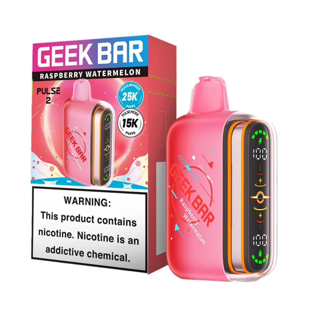 Geek Bar Pulse 2 Rasberry Watermelon 25K Puffs