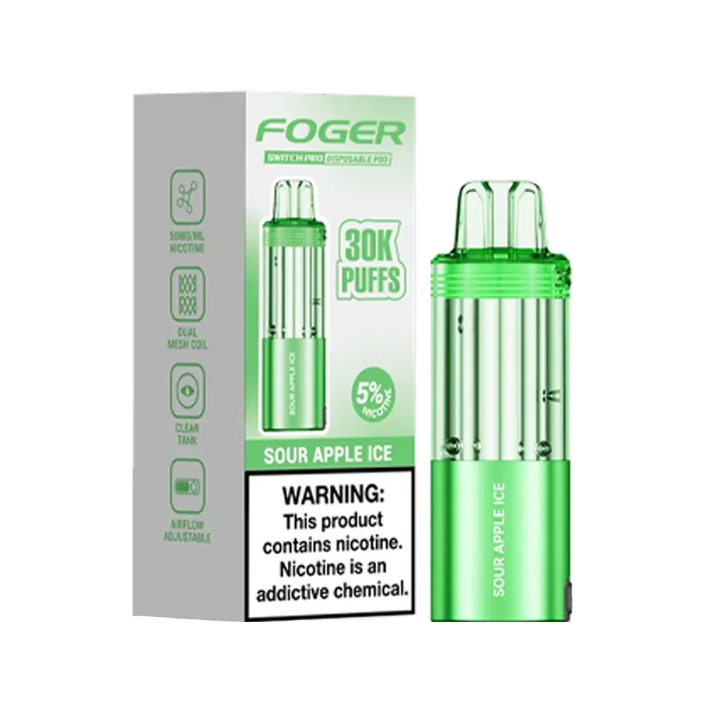 Foger Sour Apple Ice Pod 30K Puffs