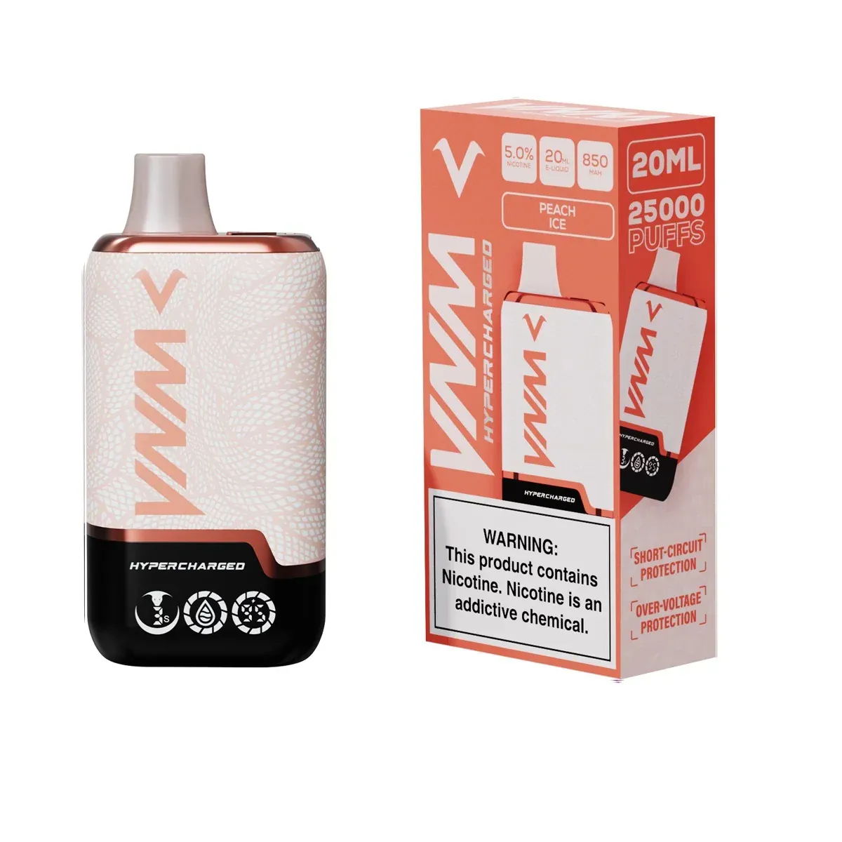 VNM PEACH ICE 25K PUFFS