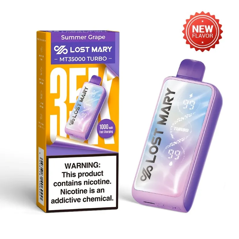LOST MARY TURBO SUMMER GRAPE 35K PUFFS