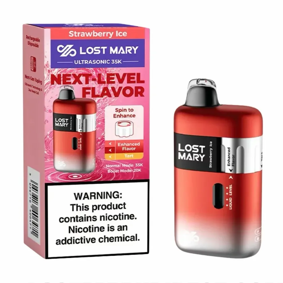 LOST MARY ULTRASONIC 35K PUFFS STRAWBERRY ICE