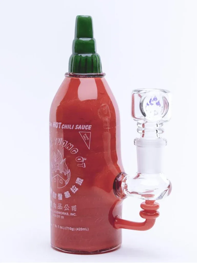 SRIRACHA CHILI BOTTLE GLASS