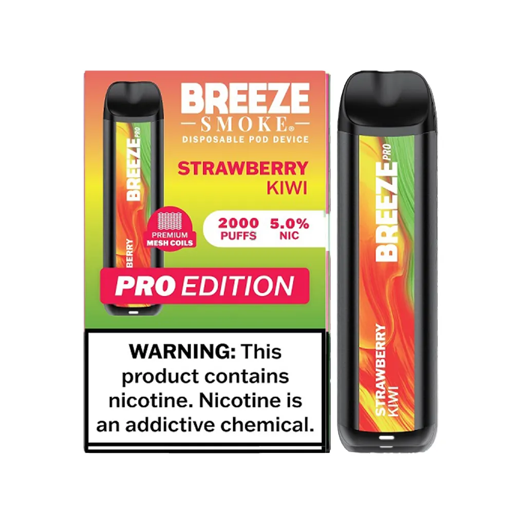 Breeze Strawberry Kiwi 2k Puffs