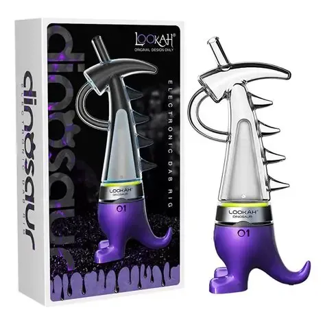 Lookah Dinosaur Electrical Dab Rig Purple