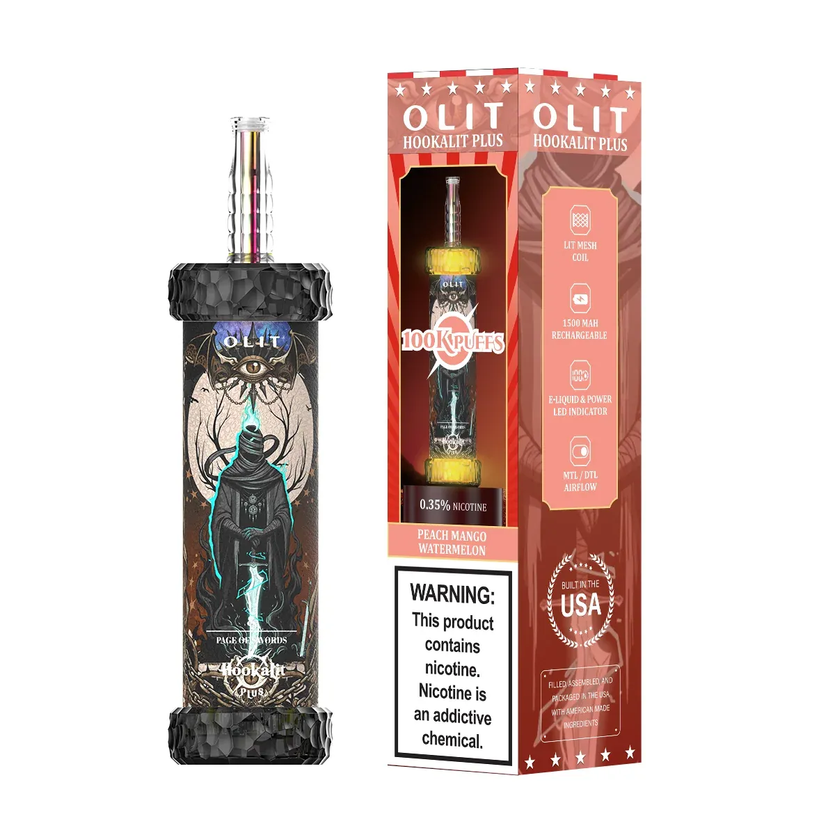 OLIT 100K Peach Mango Watermelon