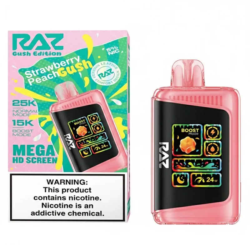Raz Strawberry Peach Gush 25k