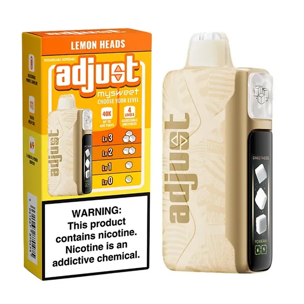 ADJUST MY SWEET LEMON HEADS 40K PUFFS