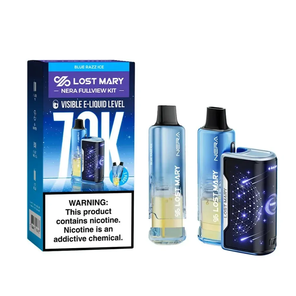Lost Mary Nera 70k Puffs Blue Razz Ice